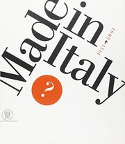Cover of: 1951-2001: Made in Italy?