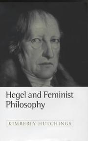 Cover of: Hegel and Feminist Philosophy
