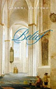 Cover of: Belief by Gianni Vattimo