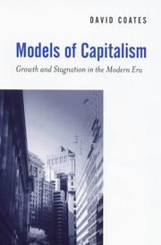 Cover of: Models of Capitalism by Coates, David.