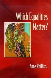 Cover of: Which Equalities Matter? by Anne Phillips