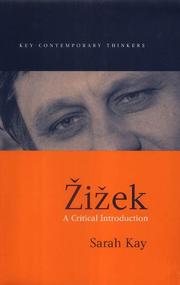 Cover of: Zizek by Sarah Kay