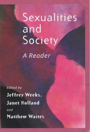 Cover of: Sexualities and Society by Janet Holland, Matthew Waites