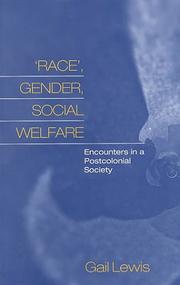 Race, Gender, Social Welfare by Gail Lewis