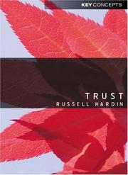 Cover of: Trust (Key Concepts in the Social Sciences)