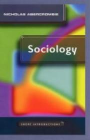 Cover of: Sociology by Nicholas Abercrombie