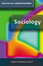 Cover of: Sociology: A Short Introduction (Short Introductions)