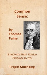 Cover of: Common Sense by 