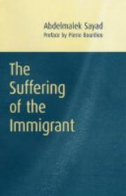 Cover of: The suffering of the immigrant