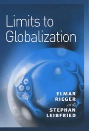 Cover of: Limits to Globalization: Welfare States and the World Economy