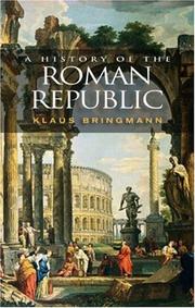 Cover of: History of the Roman Republic