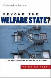 Cover of: Beyond the Welfare State?: The New Political Economy of Welfare