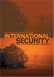 Cover of: International Security: The Contemporary Agenda