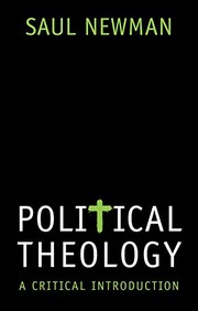 Cover of: Political Theology: A Critical Introduction