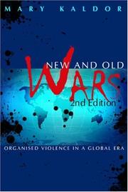 Cover of: New and Old Wars: Organized Violence in a Global Era