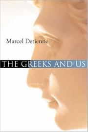 Cover of: The Greeks and Us by Marcel Detienne