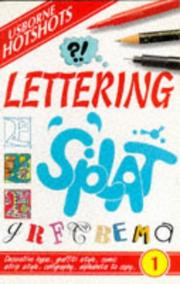 Cover of: Lettering (Hotshots Series) by 