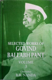 Cover of: Selected Works of Govind Ballabh Pant