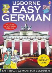 Cover of: Easy German (Usborne Easy Languages)
