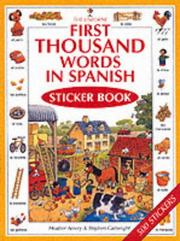 Cover of: First 1000 Words in Spanish Sticker Book