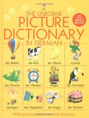 Cover of: Usborne Picture Dictionary in German (Usborne Picture Dictionaries)