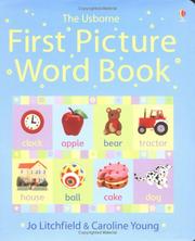 Cover of: First Picture Word Book by Caroline Young