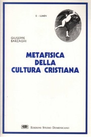 Cover of: Metafisica della cultura cristiana