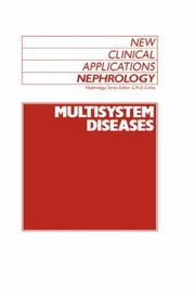 Cover of: Multisystem diseases by editor, G.R.D. Catto.