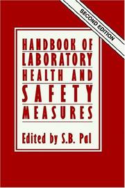 Cover of: Handbook of laboratory health and safety measures