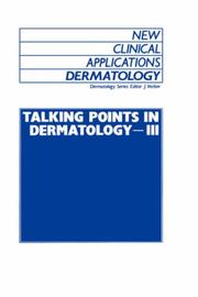 Cover of: Talking points in dermatology--III