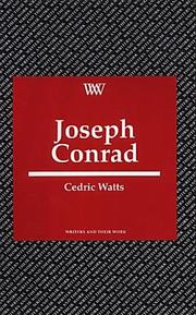 Cover of: Joseph Conrad | Cedric Watts