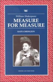 Cover of: Measure for Measure by William Shakespeare