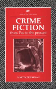 Crime Fiction by Martin Priestman