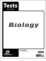 Cover of: Biology Tests Grade 10 4th Edition by BJU Press