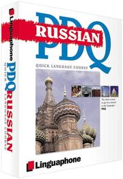 Cover of: PDQ Russian (Linguaphone Pdq)