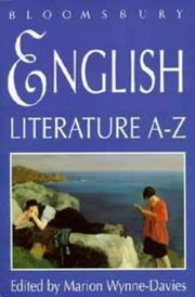 Cover of: English Liturature a Z