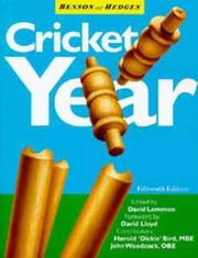 Cover of: The Benson and Hedges Cricket Year by David Lloyd