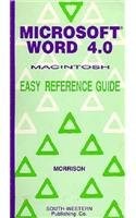 Cover of: Microsoft Word 4.0, Macintosh by Connie Morrison