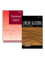 Cover of: Linear Algebra and Its Applications, 2e + Functional Analysis Set by Peter D. Lax