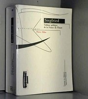 Cover of: Tableau politique de la France de l'ouest by Siegfried, André