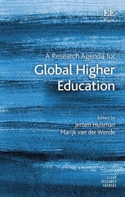 Cover of: Research Agenda for Global Higher Education