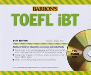 Cover of: Barron's TOEFL iBT Audio Compact Disc Package, 14th Edition