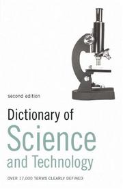 Cover of: Dictionary of science and technology