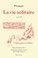 Cover of: De la vie solitaire 1346-1366