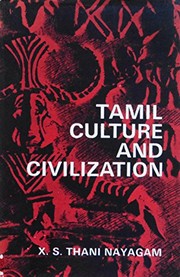 Cover of: Tamil culture and civilization: readings: the classical period.
