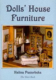 Cover of: Dolls' House Furniture by Halina Pasierbska