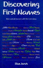 Cover of: Discovering First Names