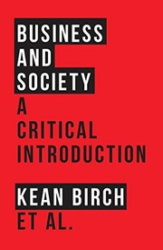 Cover of: Business and Society: A Critical Introduction