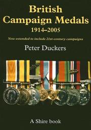 Cover of: British Campaign Medals 1914-2005