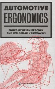 Cover of: Automotive ergonomics